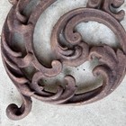 Antique Cast Iron Architectural Salvage Large Wall Corbels Bracket Sconce