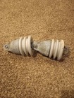 Lot Of 2 Porcelain ceramic High Voltage Electrical Power Line Insulators Pp Knox