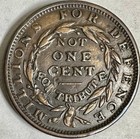 1841 Webster Credit Currency   not One Cent For Tribute   Hard Times Token