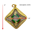 4 Naga Serpent Ouroboros Water Deity Infinity Loop Wealth Lucky Amulet Pendant