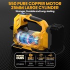 Cordless Tire Inflator  150psi  Led  Digital Gauge