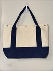 Miffy Printed Mini Canvas Tote Bag Blue New Snap Closure