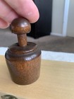 Vintage Wooden Butter Press Clover Mold Antique Butter Pat Stamp Mold Bell