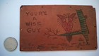 Antique Leather Post Card