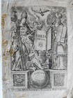 1697 Bible Illustrated Antique Vellum Bound In Latin Biblia Sacra