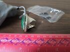 New Colleen Lopez 925 Sterling Malachite Ring Size 7