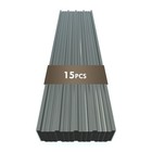 15 Pcs Galvanized Steel Corrugated Roof Panels 72 85 x18 9  Metal Roofing Sheets