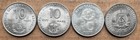 4 Coins East Germany Ddr 10 Mark 1973a 1975a 1981a 1985a Km 44 58 80 106 All Unc