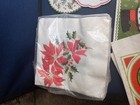 Vintage Paper Christmas Cocktail Napkins Lot Of 28 1960s-1970s