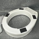 Carex Toilet Seat Elevator     Round Standard Raised Toilet Seat   300 Lb Capacity
