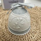 Lladro Vintage 1994 Christmas Ornament Bell Collection W  Box Charming Angels