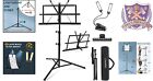 Adjustable Dual-use Music Stand With Light  Portable   Lightweight Design