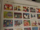 1979 50 Usa States Children Christmas Seal Stamps Full Sheet Seals Unused Mint