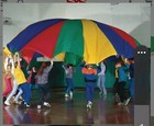 S  s Worldwide- Kids Play Parachute 24 Ft Toy With Handles And Carry Bag Euc 