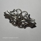 Antique Vintage Sterling Silver 925 Celtic Gothic  Broach Pin Jewelry  4