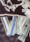 Lot Of Vintage Lace Trims 6  Yards Antique Sewing Crafts Arts Grannychic Cottage
