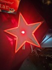 Vintage Noma Gloiite Illuminated Christmas Tree Star Topper Metal Decoration Box