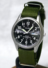 Seiko Alba V158-0ax0 Military Solar Powered Daydate Men s Field Watch 2019 Japan