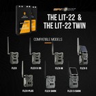 Spypoint Lit-22 Lithium Battery 2-pack 7 4v 5 4ah W  Ac Charger For Flex M S Dar