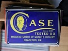 Case Cutlery Knives  Vintage Style Metal Sign 8x12 Blue Reproduction Advertising