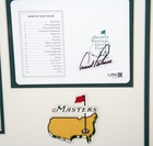 Arnold Palmer Autographed Masters Scorecard W  Photo Framed Golf Jsa