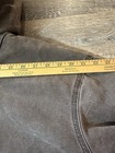 Carhartt Active Bomber Jacket Mens L Reg Brown Faded Duck Canvas Hooded J130 Cht