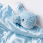 Cloud Island Plush White Blue Whale Security Blanket Baby Toy Lovey Target