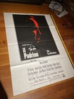 Vintage Godfather Poster Rare Italian Italy 55 Inch Mafia  Pacino Brando X1