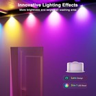 100ft Smart Permanent Outdoor Lights 72 Leds Rgb Ic Bluetooth App Control