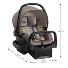 Evenflo Pivot Modular Travel System Car Seat  desert Tan   new In Damaged Box 