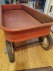  Super Radio Flyer Red Wagon Works Well 1950-1960s