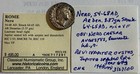 Roma Nero 54-68 Ad Denarius Laureate Head Jupiter Seated Left 