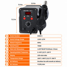 Digital Display 858d-ii Hot Air Solder Station Smd Welder Rework Heat Gun