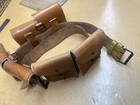 French Military Model 1945 Modified Ammo Belt  Mas 44 Magazines Surplus Leather