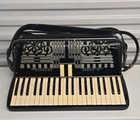 Vintage Gus Zoppi Accordion W Original Case   Strap- Clean - Fully Working Unit 