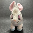Neopets Striped Cybunny Plush 5  Rabbit Jakks Pacific 2007 Bunny White W Purple
