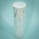 Starbucks Holiday Silver Bubble Travel Tumbler Cup Mug Coffee Tea Water 16 Ounce