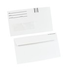 Bulk Plain White Plastic Single Window Paper Mailing Envelopes Unused Vintage