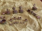Vintage Fender 1980 s Parts Tuners Jack Cup Bushings Screws For Telecaster Strat