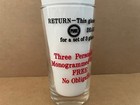 Vintage Pure Oil   Gas Dealer Promo Drinking Glass Gasoline Service Station  1