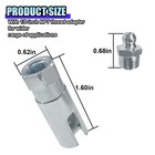 Car 90 Degree Grease Coupler With 1 8 Inch Npt Threads  Push On Slotted Right   