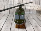 Hand Crafted Mahogany Wood Uh-1 Iroquois Heli 18    Desk Top Model New Damaged