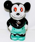 Rare C1932 German Unusual Mickey Mouse Figural China 2-piece Container-beauty    