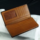 Business Bifold Wallet Long Clutch Crocodile Leather Card Holder High Quality