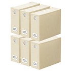  Bed Sheet Organizers And Storage  Foldable Sheet Organizer For 6 Pack Beige
