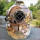 Solid Brass Full Size 18  Antique Style Morse  U s Navy Mark Diving Helmet