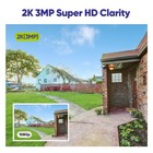 Sannce 16ch 3mp Color Night Pt Wireless Security Camera System 2 Way Audio Wifi