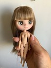 Middie Bythe Doll Brown Hair 1 8 Ooak Matte Face Jointed Body Big Eyes Factory