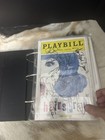 Black Playbill Collection From 2000 s   Plastic Sleeve Binder Some Signatures