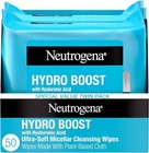 Neutrogena Hydro Boost Hydrating Facial Cleansing Wipes 25ct